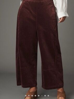 Pilcro Izzie Barrel Pants in Plum